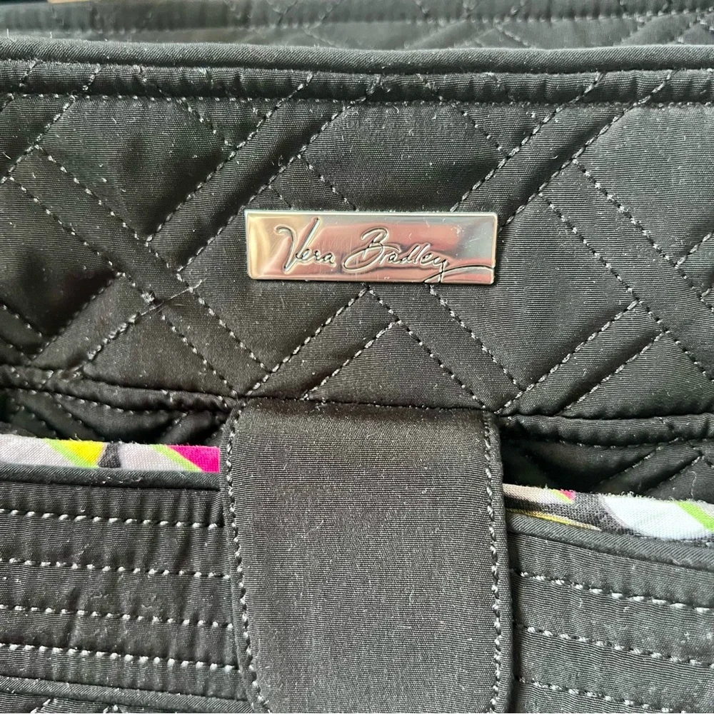 Vera Bradley Stroll Around Quilted Diaper Bag with changing pad